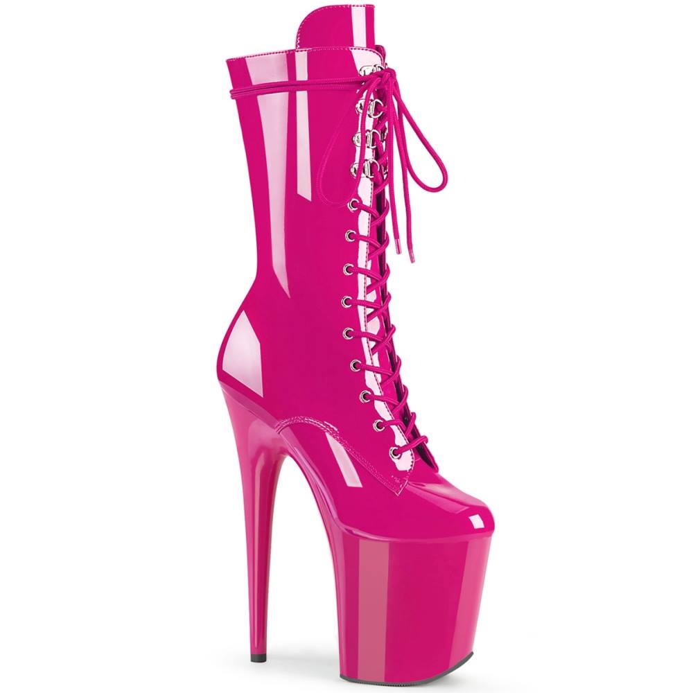 Pleaser - FLAMINGO1050 Platform Boots - Pole dance shoes - Pink Product image